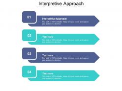 Interpretive approach ppt powerpoint presentation pictures show cpb