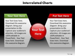 Interrelated charts with common points and circle powerpoint diagram templates graphics 712