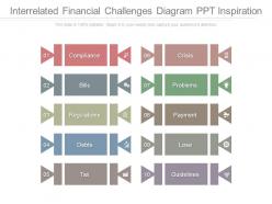 Interrelated financial challenges diagram ppt inspiration