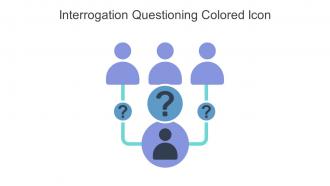 Interrogation Questioning Colored Icon In Powerpoint Pptx Png And Editable Eps Format