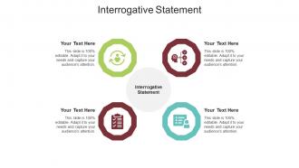 Interrogative statement ppt powerpoint presentation visual aids styles cpb