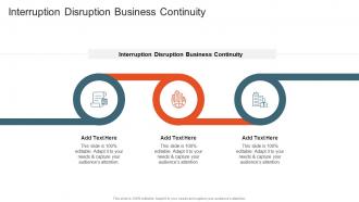 Interruption Disruption Business Continuity In Powerpoint And Google Slides Cpb