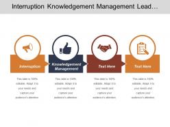 Interruption knowledgement management lead generation services lead list development cpb