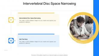 Intervertebral Disc Space Narrowing In Powerpoint And Google Slides Cpb