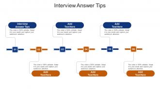 Interview Answer Tips In Powerpoint And Google Slides Cpb