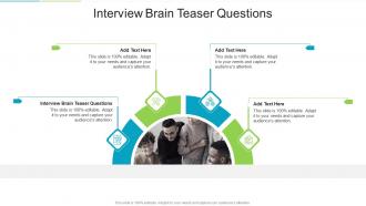 Interview Brain Teaser Questions In Powerpoint And Google Slides Cpb