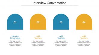 Interview Conversation Ppt Powerpoint Presentation Inspiration Designs Cpb