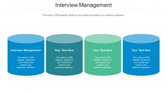 Interview management ppt powerpoint presentation professional objects cpb