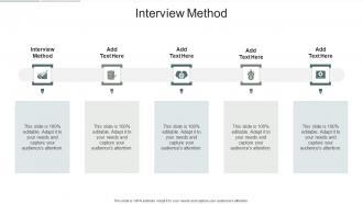 Interview Method In Powerpoint And Google Slides Cpb