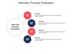 Interview process evaluation ppt powerpoint presentation professional template cpb