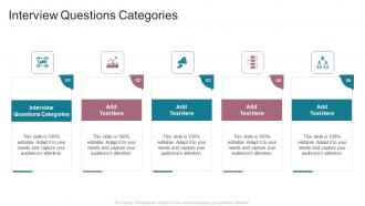 Interview Questions Categories In Powerpoint And Google Slides Cpb