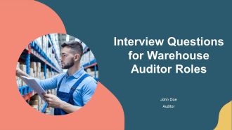 Interview Questions For Warehouse Auditor Roles PPT Template AT