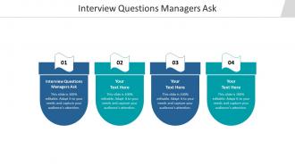 Interview questions managers ask ppt powerpoint presentation model file formats cpb