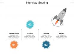 Interview scoring ppt powerpoint presentation ideas example file cpb