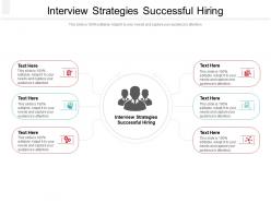 Interview strategies successful hiring ppt powerpoint presentation file aids cpb
