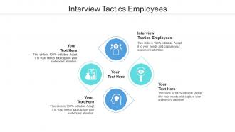 Interview tactics employees ppt powerpoint presentation visual aids portfolio cpb