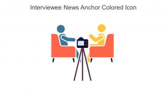 Interviewee News Anchor Colored Icon In Powerpoint Pptx Png And Editable Eps Format