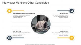 Interviewer Mentions Other Candidates In Powerpoint And Google Slides Cpb