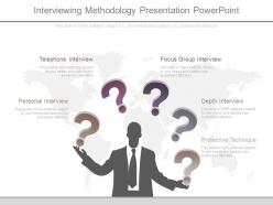 Interviewing methodology presentation powerpoint