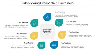 Interviewing prospective customers ppt powerpoint presentation template cpb