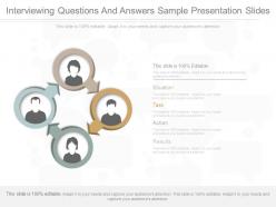 Interviewing questions and answers sample presentation slides