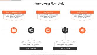 Interviewing Remotely In Powerpoint And Google Slides Cpb