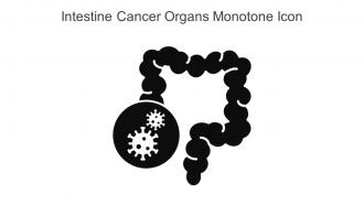 Intestine Cancer Organs Monotone Icon In Powerpoint Pptx Png And Editable Eps Format