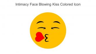 Intimacy Face Blowing Kiss Colored Icon In Powerpoint Pptx Png And Editable Eps Format