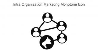 Intra Organization Marketing Monotone Icon In Powerpoint Pptx Png And Editable Eps Format
