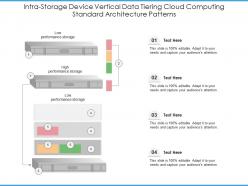 Intra storage device vertical data tiering cloud computing standard architecture patterns ppt slide