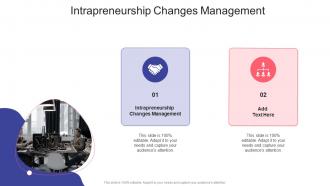Intrapreneurship Changes Management In Powerpoint And Google Slides Cpb