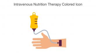 Intravenous Nutrition Therapy Colored Icon In Powerpoint Pptx Png And Editable Eps Format