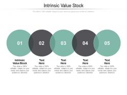 Intrinsic value stock ppt powerpoint presentation file ideas cpb