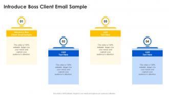 Introduce Boss Client Email Sample In Powerpoint And Google Slides Cpb