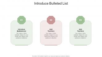 Introduce Bulleted List In Powerpoint And Google Slides Cpb