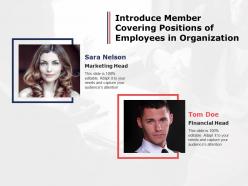 Introduce member covering positions of employees in organization