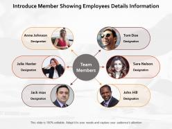 Introduce member showing employees details information