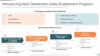 Introducing a new sales enablement introducing next generation sales enablement program