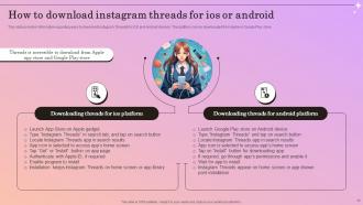 Introducing Instagram Threads Better Way For Sharing With Text AI CD V Informative Editable