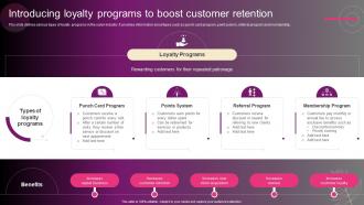 Introducing Loyalty Programs To Boost Customer New Hair And Beauty Salon Marketing Strategy SS