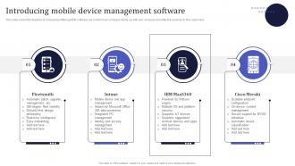 Introducing Mobile Device Management Software Information Technology MSPS