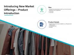 Introducing new market offerings product introduction powerpoint presentation gallery