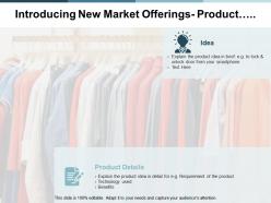 Introducing new market offerings product ppt powerpoint presentation gallery structure