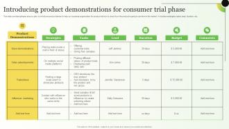 Introducing Product Demonstrations Strategies For Consumer Adoption Journey