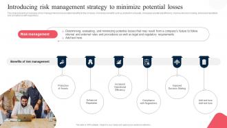 Introducing Risk Management Strategy To Minimize Corporate Regulatory Compliance Strategy SS V