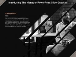 Introducing the manager powerpoint slide graphics