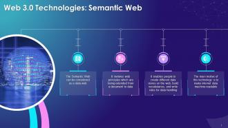 Introducing The Semantic Web As A Technology Behind Web 3 0 Training Ppt