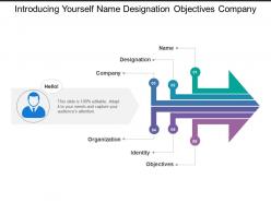 Introducing yourself name designation objectives company