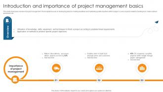 Introduction And Importance Of Project Guide On Navigating Project PM SS