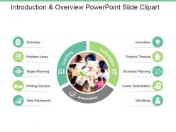 Introduction and overview powerpoint slide clipart